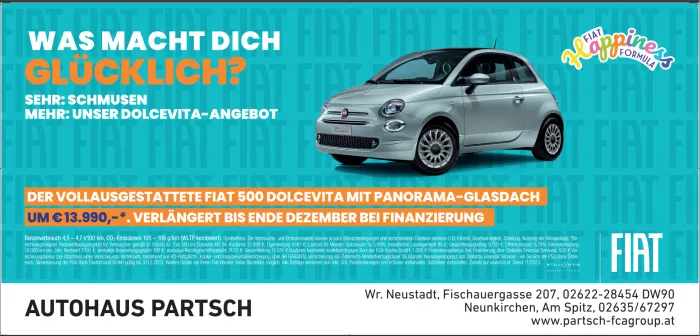 Der Fiat 500 DOLCEVITA