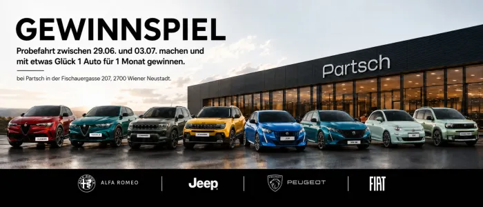 Gewinnspiel: Probefahrt machen und 1 Auto für 1 Monat gewinnen