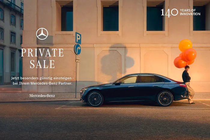 Private Sale von Mercedes-Benz - das perfekte Angebot exklusiv für Privatkunden.